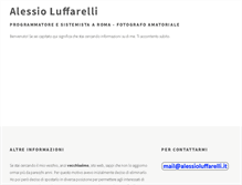 Tablet Screenshot of alessioluffarelli.it